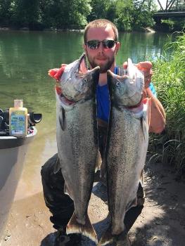 Cowlitz river spring Chinook salmon