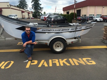 Gaffney Fishing guide service river fishing boat